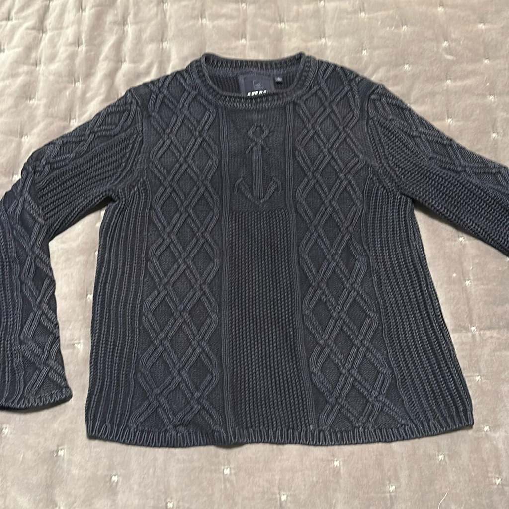 Sperry Mens Cable Knit Sweater
